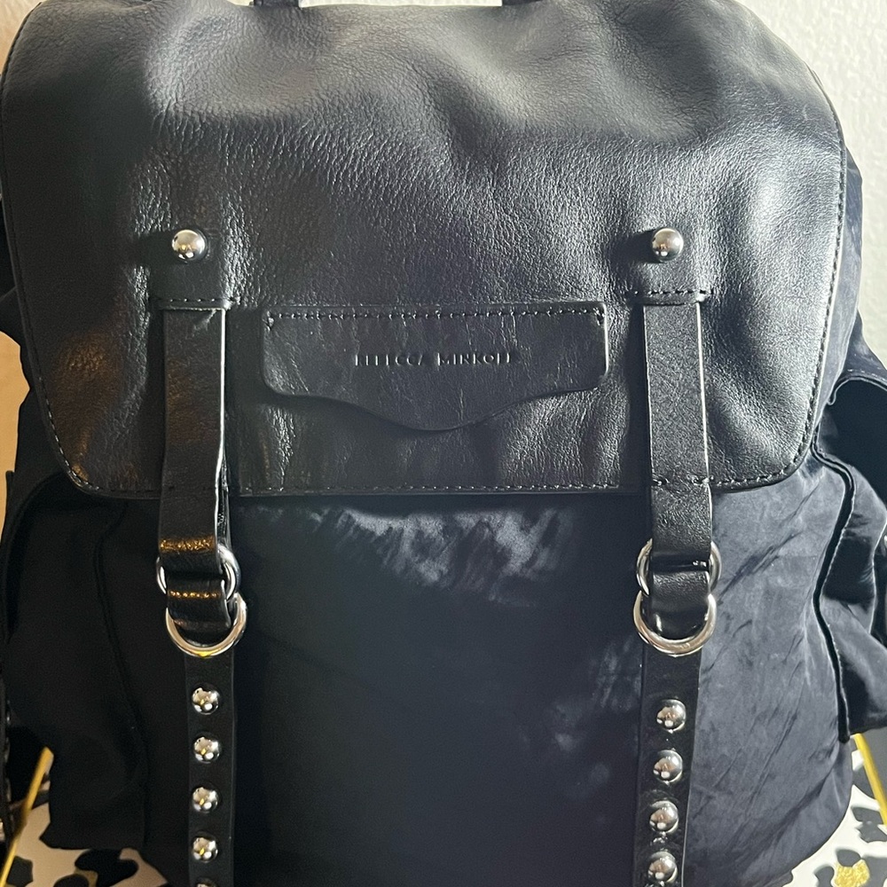 Rebecca Minkoff Black Studded Backpack